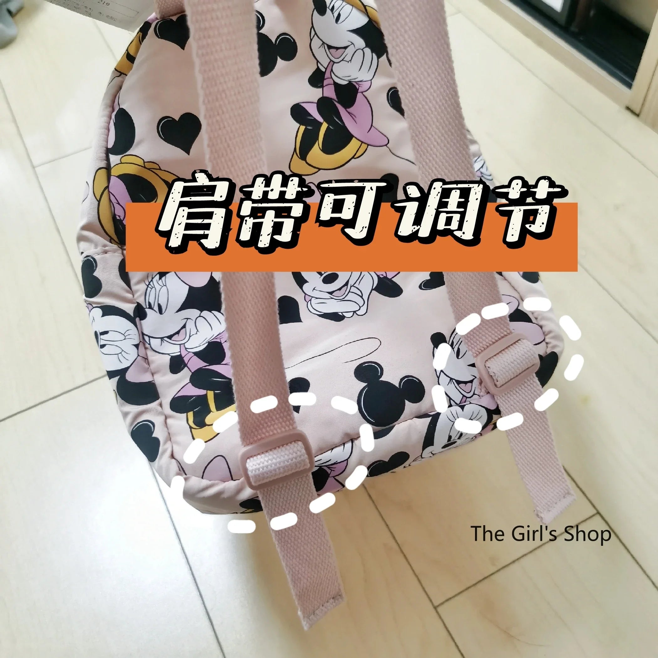 Disney Minnie Mouse Large-Capacity Backpack – Adorable & High-Quality School Bag for Girls!