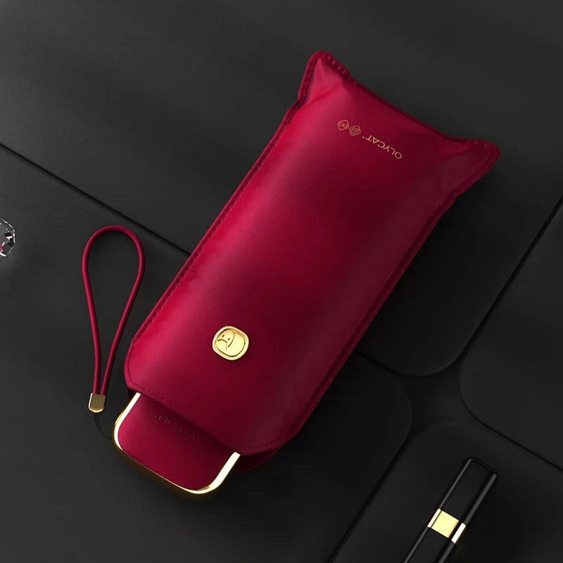 ☀️☔ OLYCAT Five-Fold Mini Umbrella – Ultra-Compact, Stylish & UV-Protective for Travel & Everyday Use! 🌦️✨