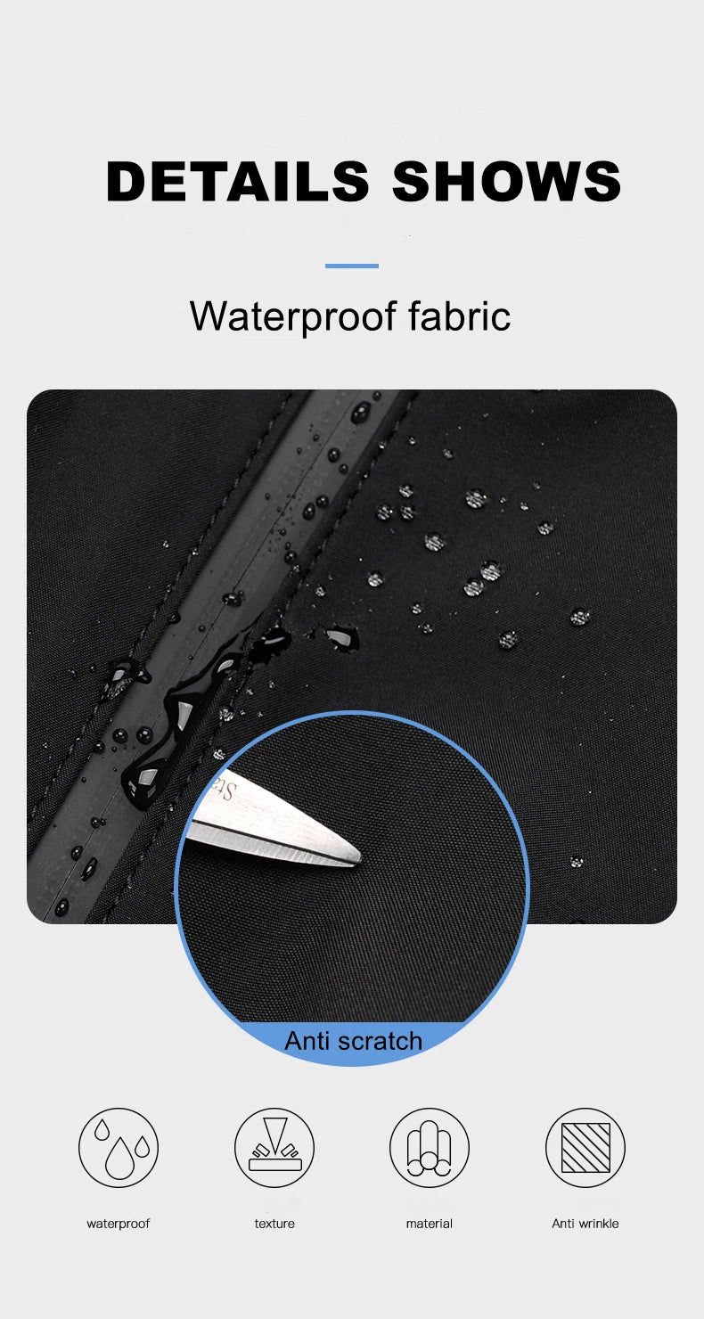 Fashion 35L High Capacity Waterproof Backpack – Trendy Laptop School Travel Bag for Men and Women