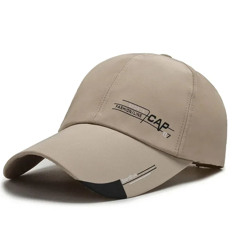 Unisex Adjustable Nylon Baseball Cap – Casual Snapback Sports Hat for Men & Women