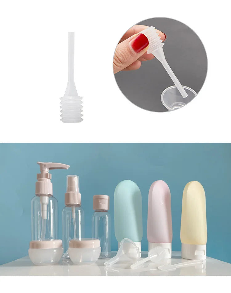 Travel Refillable Bottle Set – Perfect for Cosmetics, Lotion, Shampoo & Toiletries 💧