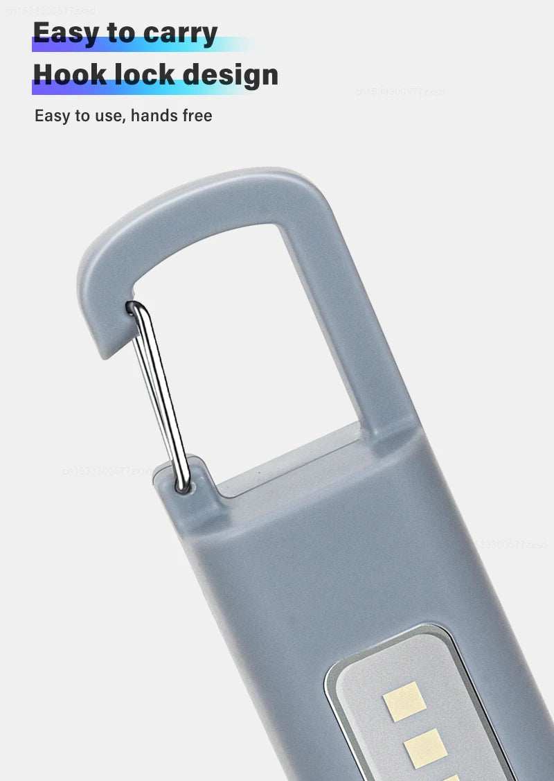 New Xiaomi Portable LED Flashlight – USB Rechargeable, Zoomable Torch for Outdoor Camping, Hiking & Emergency Use