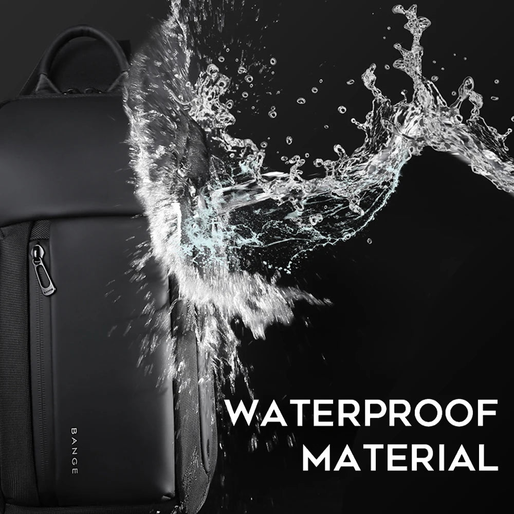 BANGE Brand Design Oxford Trendy Waterproof Men’s Chest Bag – Large Capacity, Multi-Pockets Slim Bag for Male