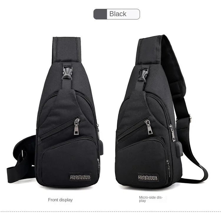 Fashion Casual Crossbody Bag Small Men's Shoulder Bag Men Diagonal Backpack Messenger Phone Bag Boy Fanny Chest Pack New