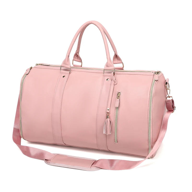 Versatile Travel Folding Bag – Large-Capacity Handbag & Crossbody Backpack for Storage & Outdoor Use