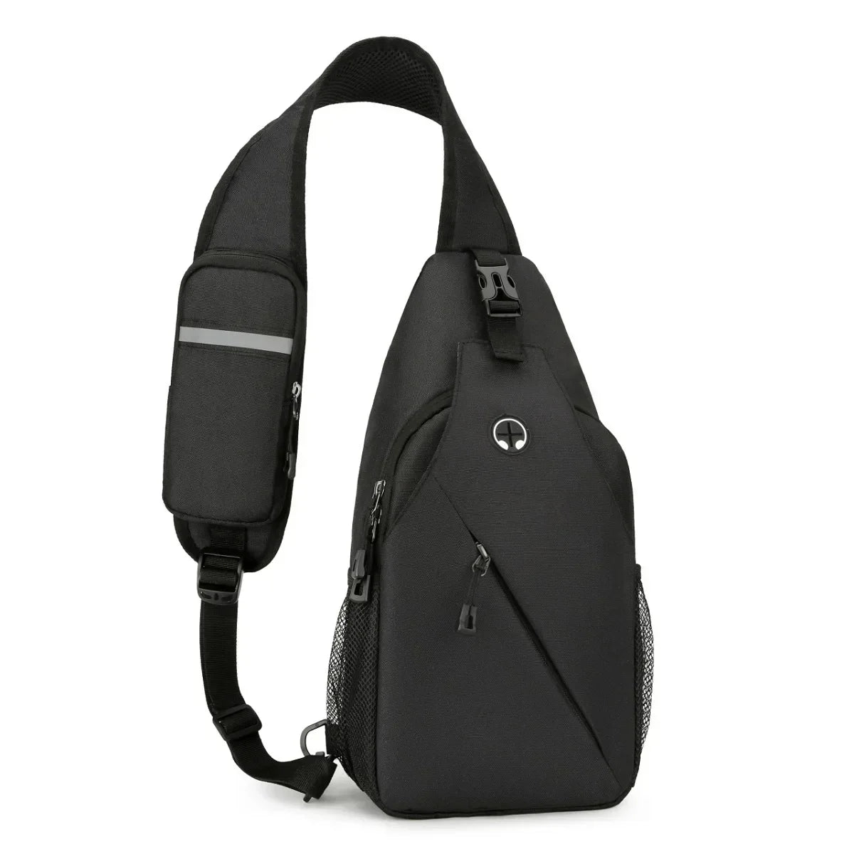 New Casual Chest Bag – Men’s Mobile Phone Crossbody Bag, Multifunctional Lightweight Outdoor Sports Shoulder Bag