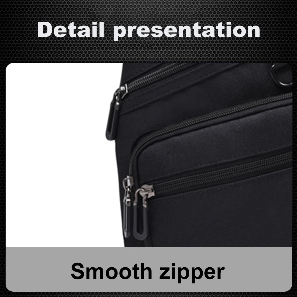 Men's Anti-Theft Travel Bag – Waterproof, Large-Capacity Crossbody & Fanny Pack