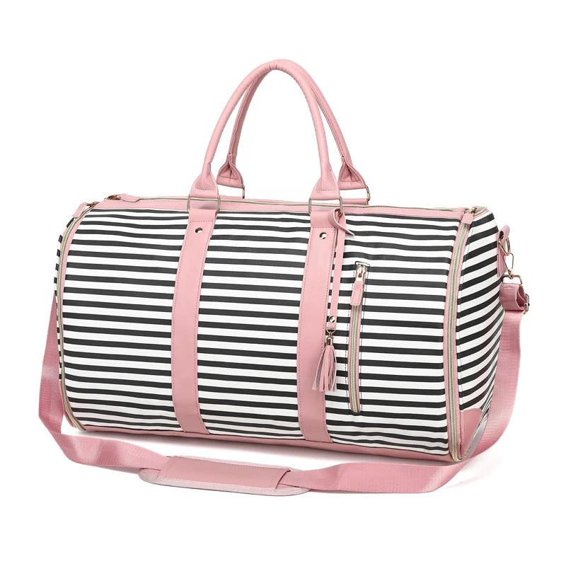 Versatile Travel Folding Bag – Large-Capacity Handbag & Crossbody Backpack for Storage & Outdoor Use