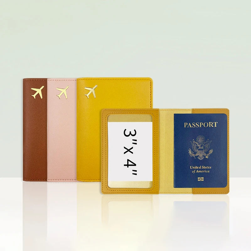 Premium PU Leather Travel Passport Holder – Stylish, Durable & Secure Protection On-the-Go