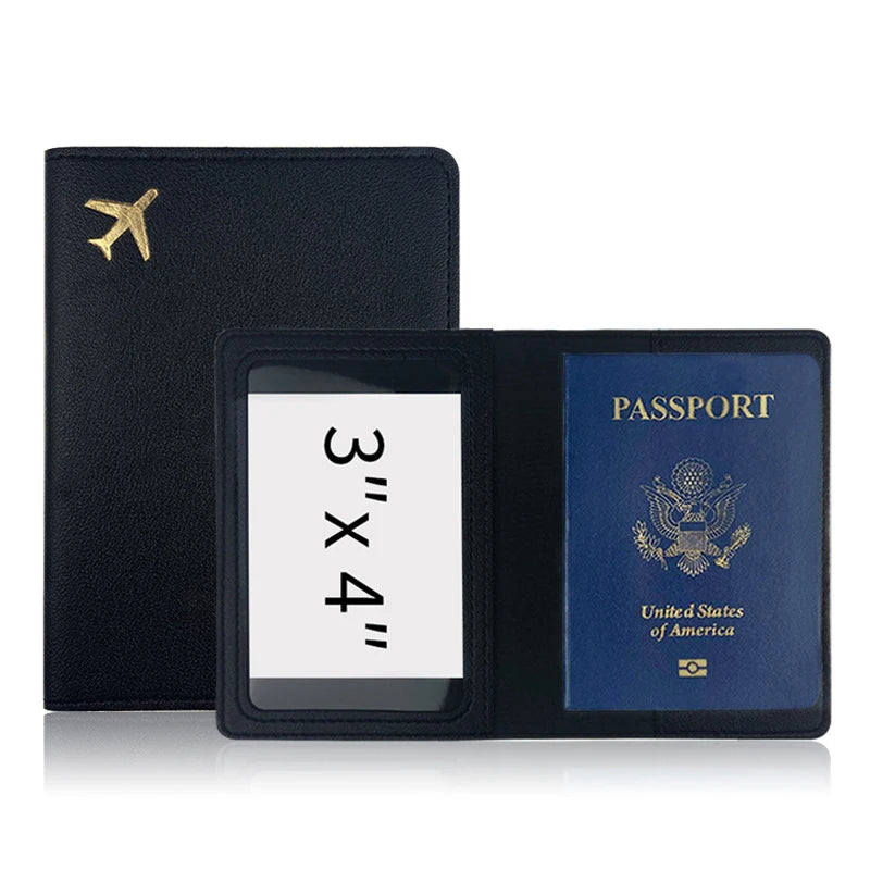 Premium PU Leather Travel Passport Holder – Stylish, Durable & Secure Protection On-the-Go