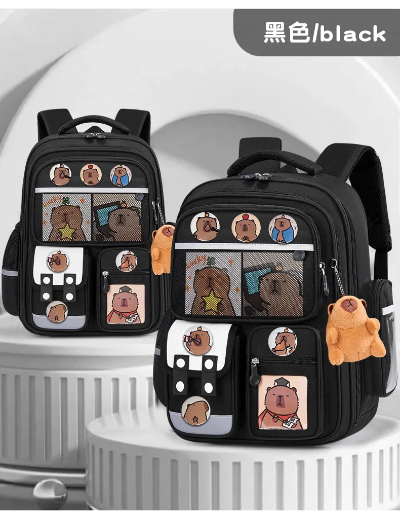 Large Waterproof Orthopedic School Backpack – Durable & Comfortable Book Bag for Boys & Kids!