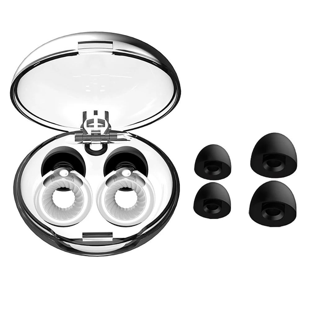 1 Pair Silicone Earplug Swimming Professional Waterproof Earplug With Exquisite Box Set Noise Reduction Earplugs For Sleeping