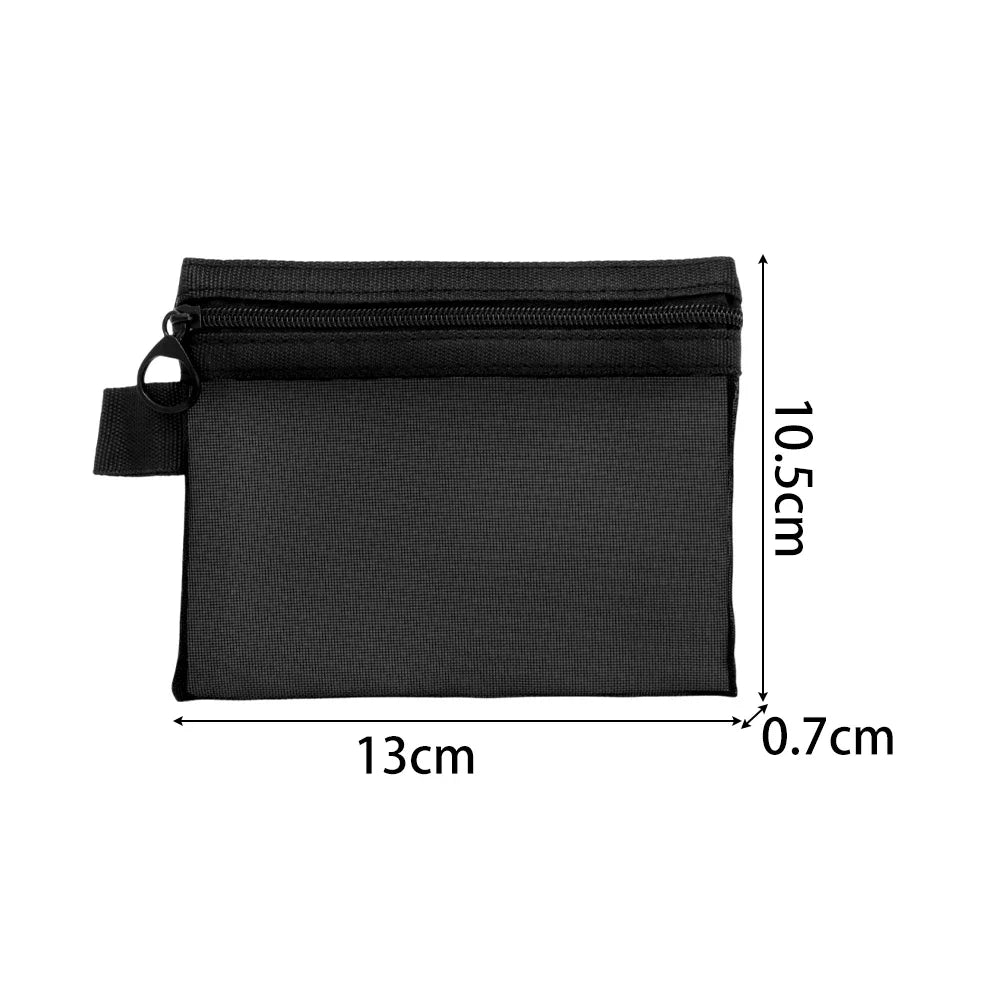 1/3pcs Mesh Clear Cosmetic Bags – Small & Large Black Makeup Bag, Portable Travel Toiletry Organizer, Lipstick Storage Pouch
