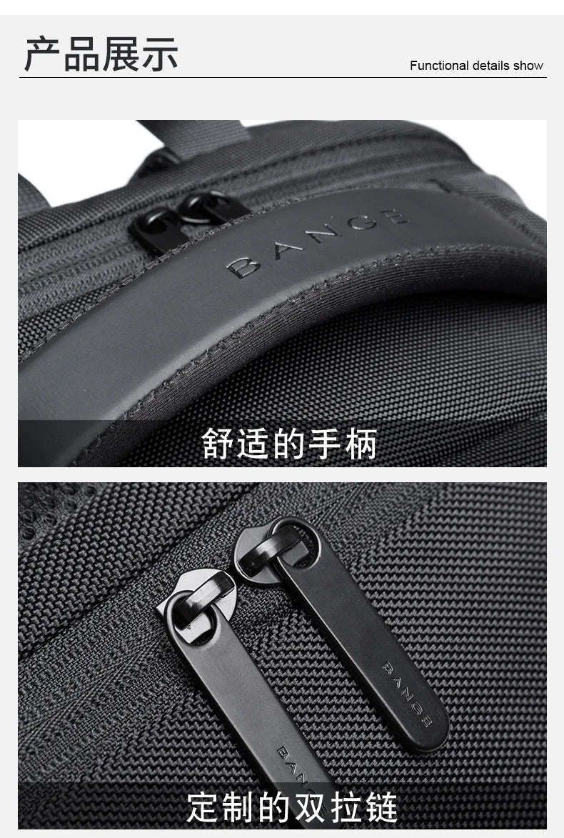 Bange Men's Designer Laptop Bag – School Bags for Boys, Tactical Business & Sports Travel Backpack for Men