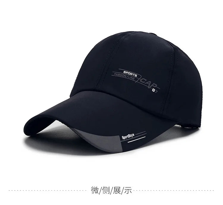 Unisex Adjustable Nylon Baseball Cap – Casual Snapback Sports Hat for Men & Women