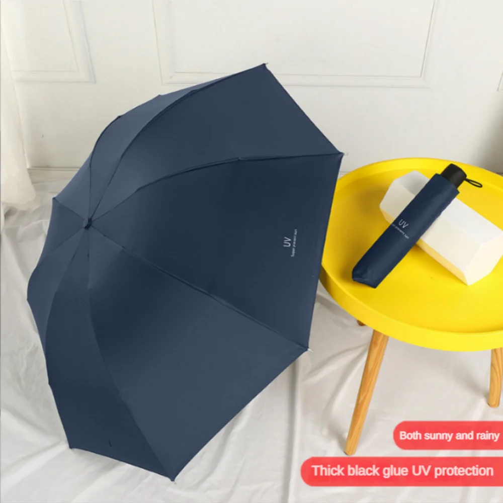 ☀️☔ Travel-Ready Mini Folding Umbrella – Compact, UV Protective & Windproof for Sun & Rain! 🌦️✨