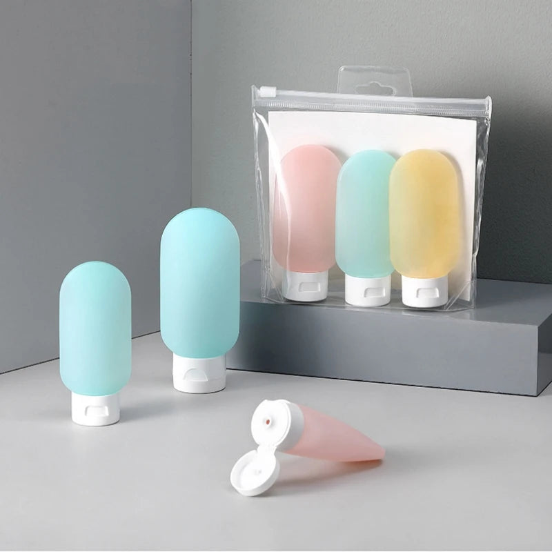 Travel Refillable Bottle Set – Perfect for Cosmetics, Lotion, Shampoo & Toiletries 💧