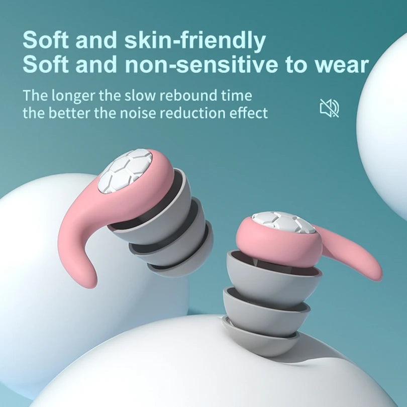 🌙 Sleep Peacefully Anywhere – Soft, Waterproof Noise-Reduction Earplugs for Ultimate Comfort & Quiet! 💤✨