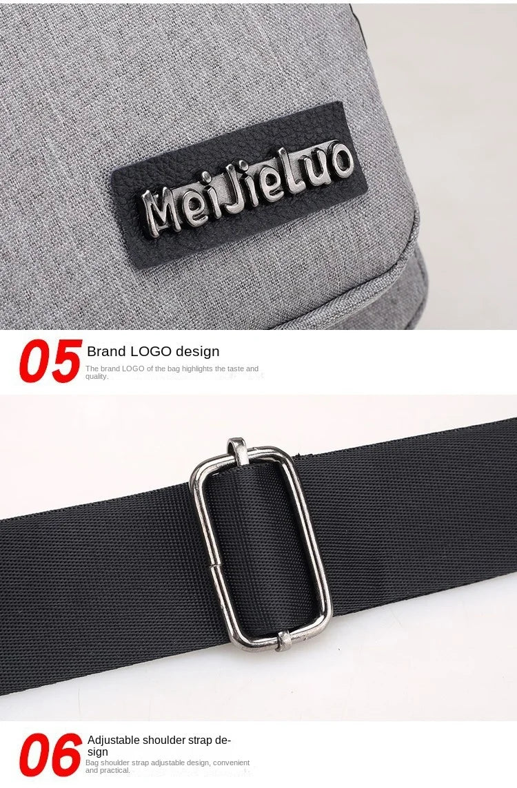 Fashion Casual Crossbody Bag Small Men's Shoulder Bag Men Diagonal Backpack Messenger Phone Bag Boy Fanny Chest Pack New