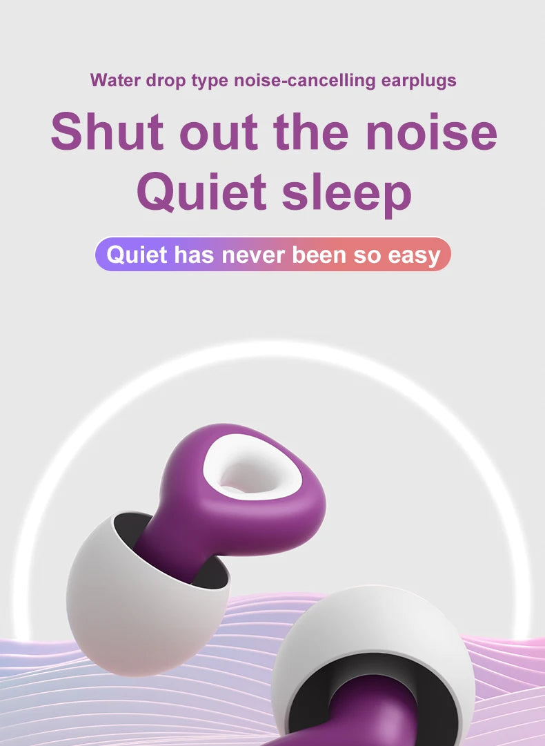 1 Set Ear Plugs For Sleeping Tapones Para Dormir Noise Reduction Waterproof Swimming Ear Plug Protection Oordopjes Earplugs Set