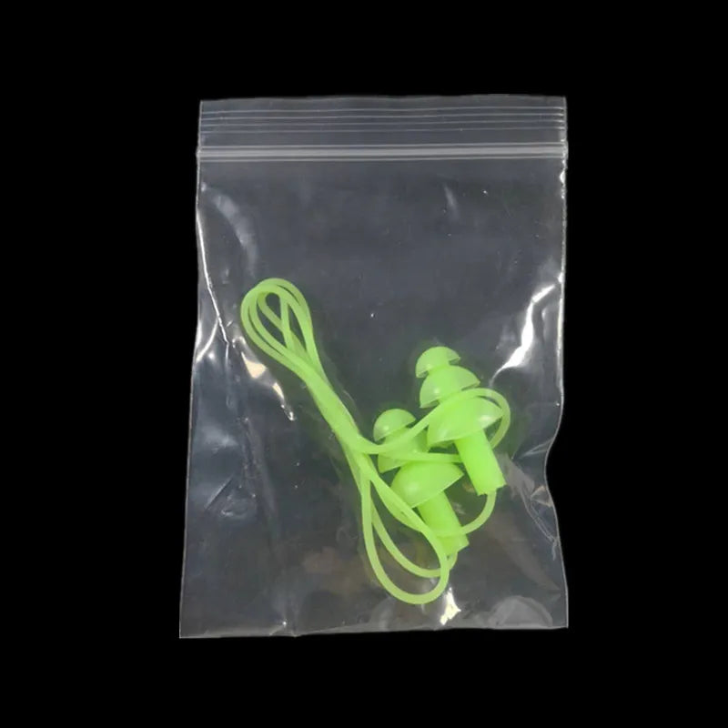 Soft Silicone Ear Plug with Elastic Lanyard – Waterproof & Noise-Reducing for Swimming, Water Sports & Daily Use!