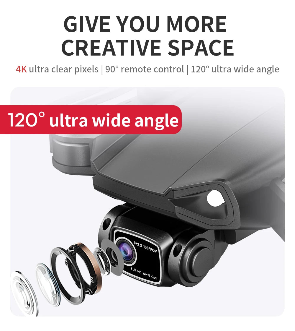 L900 PRO SE GPS Drone – 4K Dual Camera, 5G WiFi FPV, Brushless Motor, Foldable Quadcopter