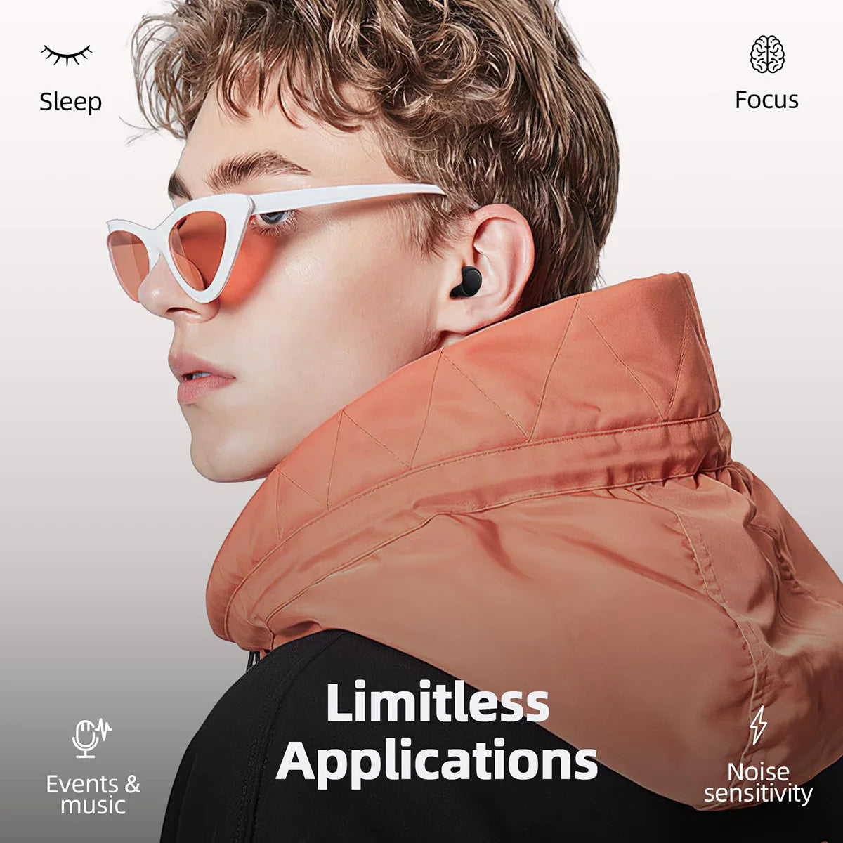 🌙 Sleep Deeper, Focus Better – Ultra-Soft Reusable Silicone Earplugs for Noise Reduction & Comfort! 🎧✨