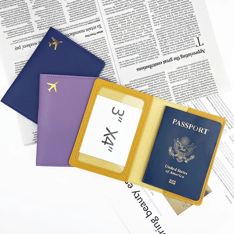 Premium PU Leather Travel Passport Holder – Stylish, Durable & Secure Protection On-the-Go