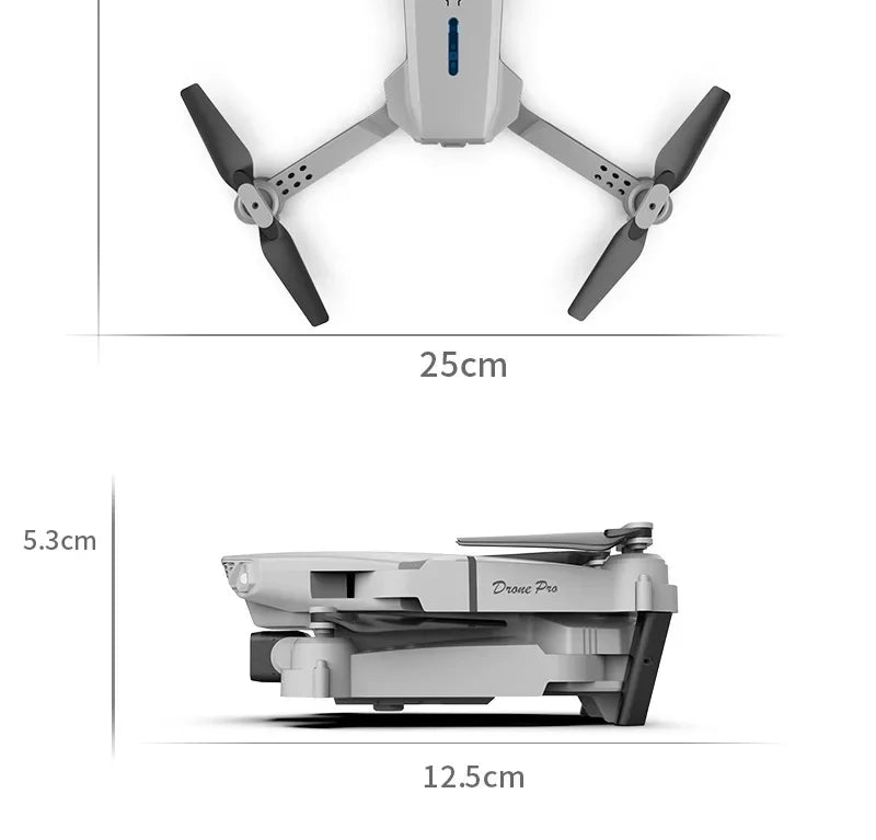 KBDFA E88 Pro 2023 WiFi FPV Drone – Foldable Quadcopter with 4K HD Camera & Altitude Hold