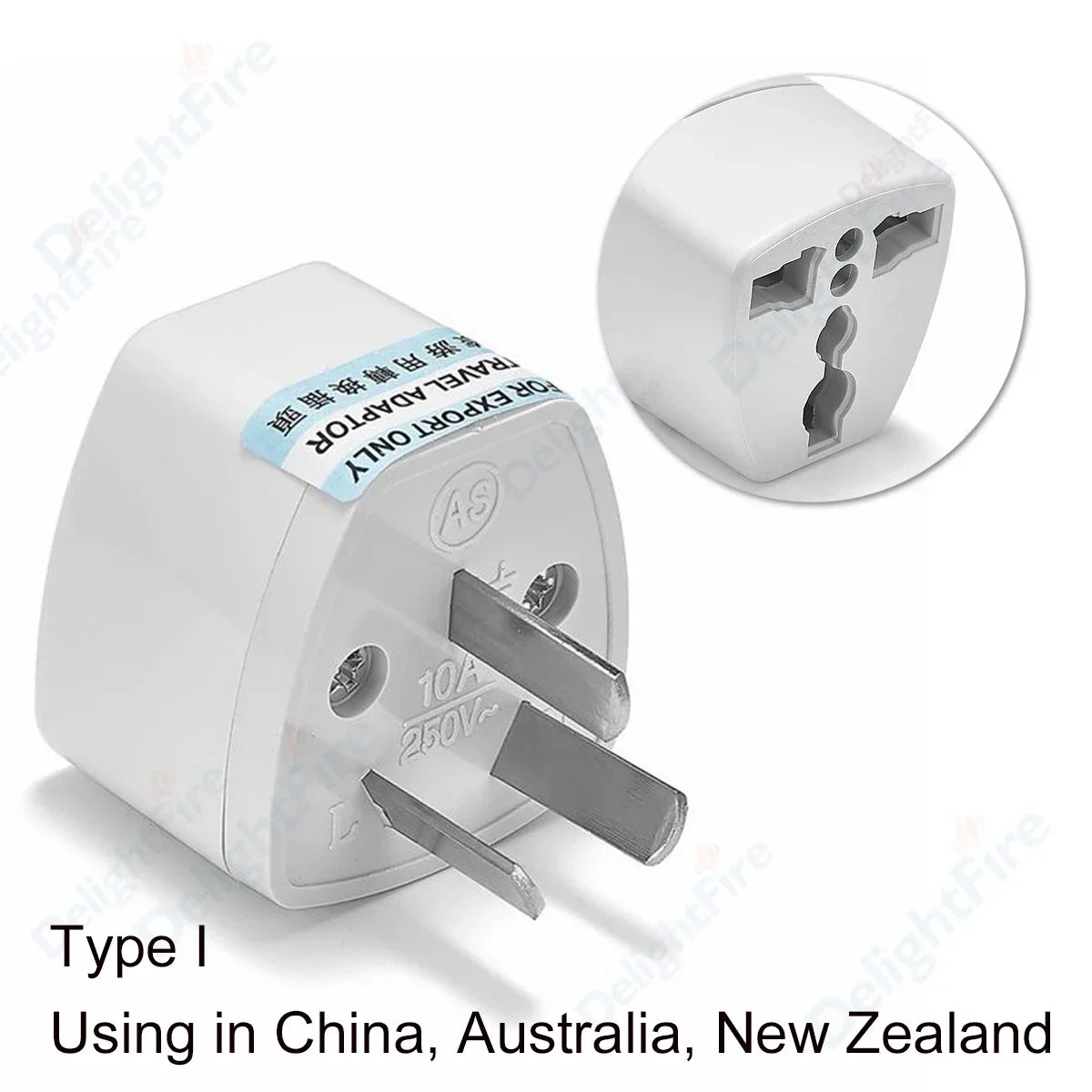Universal Travel Plug Adapter – UK/EU/KR/US/AU/Brazil/French to Worldwide Power Socket Converter