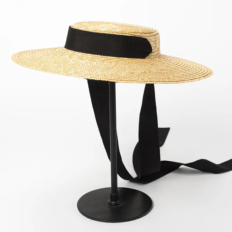 Wide Brim Straw Hat for Women Summer Woven SunHat Oversized Brim Beach Hat Holiday Children Summer Casual Sun Visor Caps