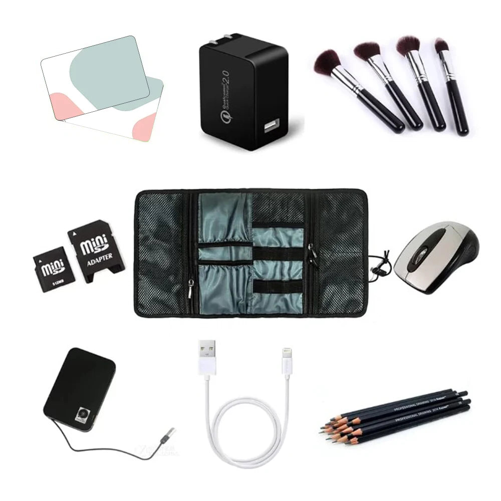 Multifunctional Travel Digital Cable Storage Bag – Lightweight, Waterproof, Portable Organizer for Electronic Accessories