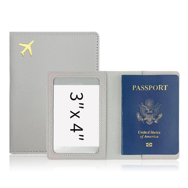 Premium PU Leather Travel Passport Holder – Stylish, Durable & Secure Protection On-the-Go