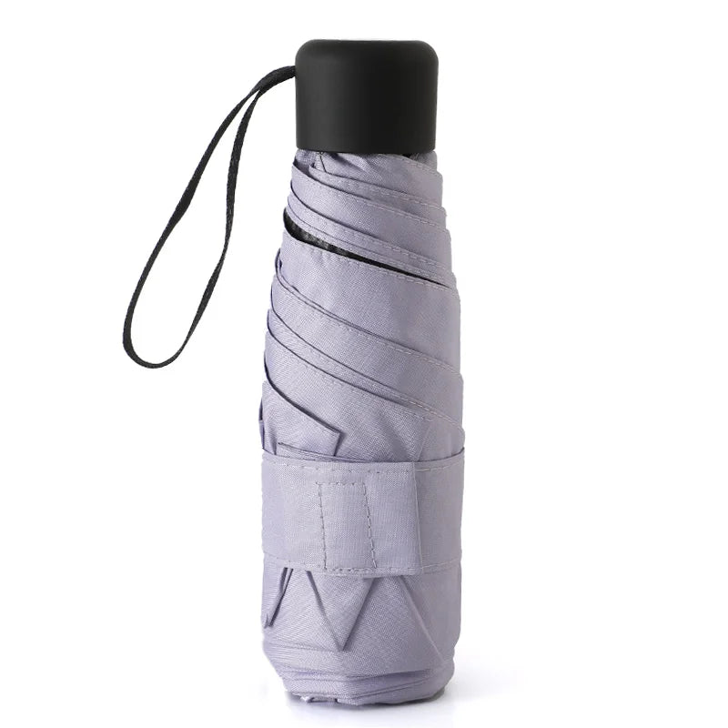 ☀️☔ Ultra-Light Mini Pocket Umbrella – Compact, Windproof & UV-Protective for Travel & Outdoor Use! 🌦️✨