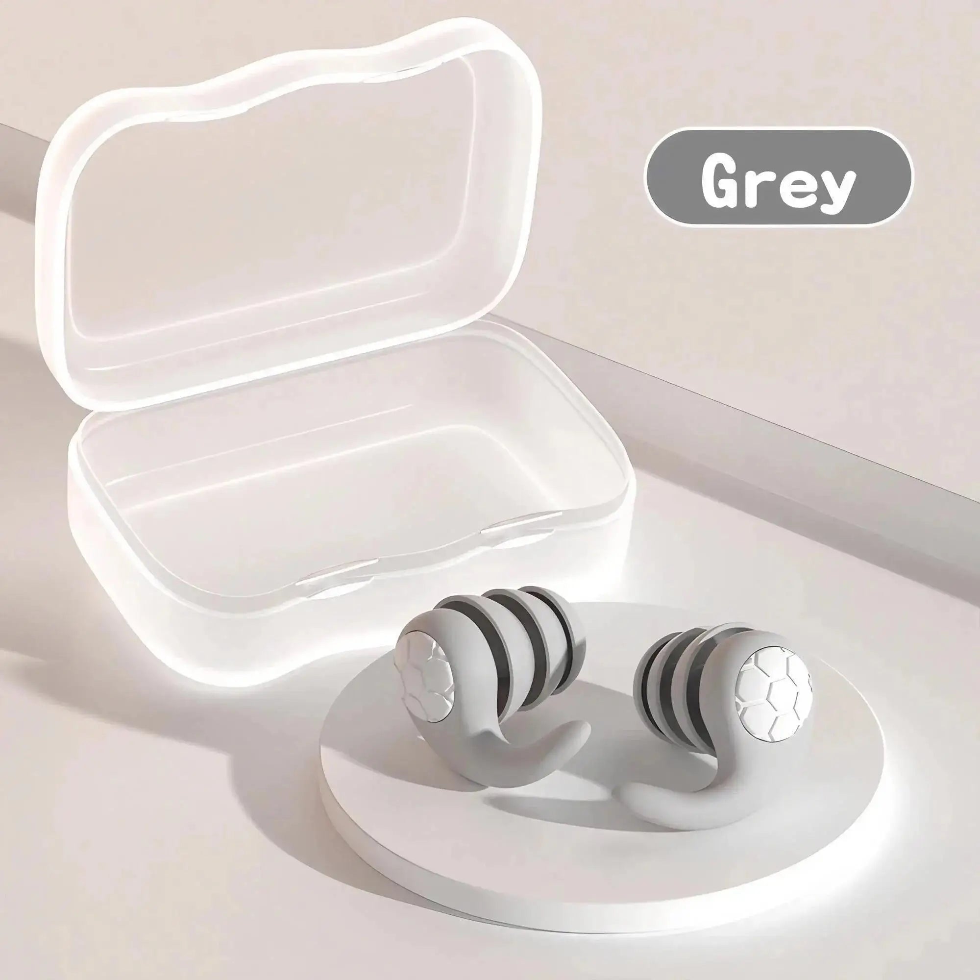 Reusable Soft Silicone Ear Plugs – Noise Reduction & Waterproof Protection for Sleep, Travel & Swimming!