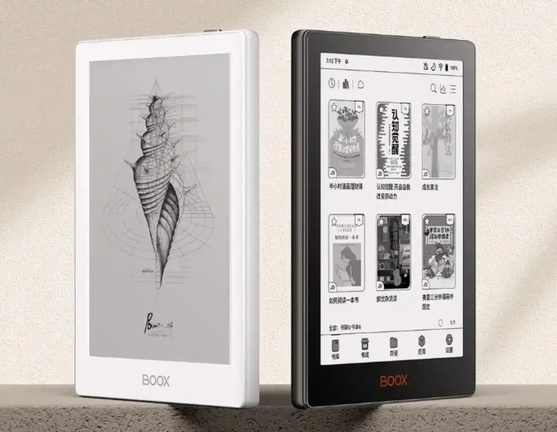 Boox Poke 6 & Poke 6S E-Readers – 6-Inch Portable E-Ink Screen Tablet for E-Books & Note-Taking
