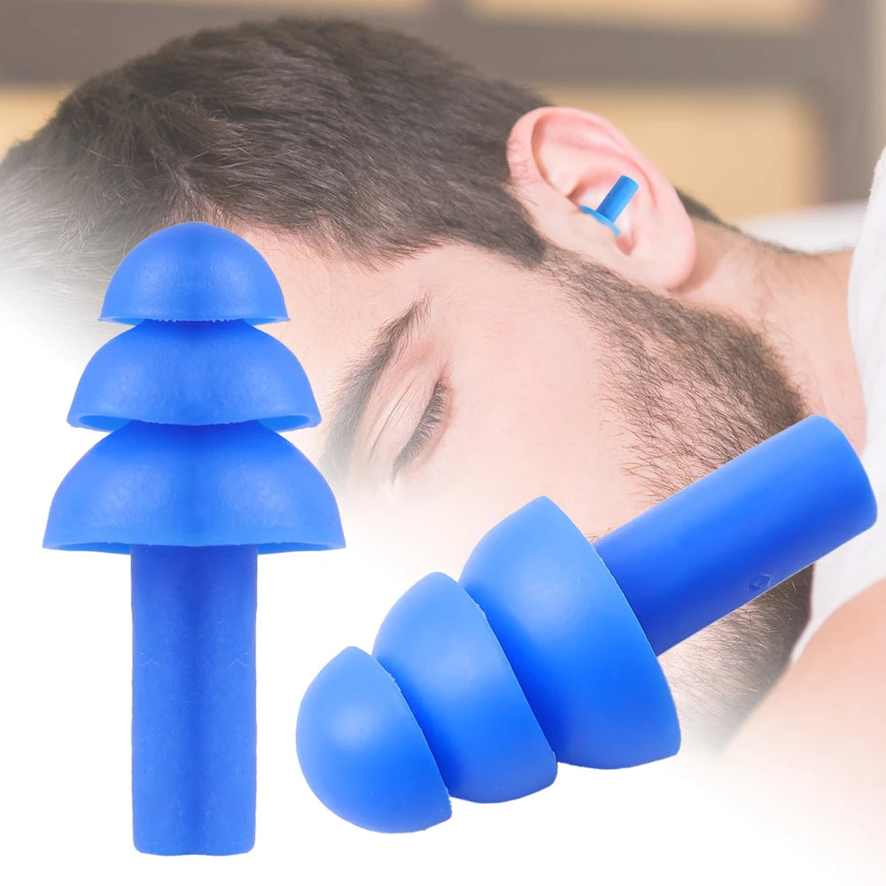 🌙 Sleep Soundly & Swim Safely – Waterproof Noise-Cancelling Silicone Earplugs with Convenient Carry Box! 🏊✨