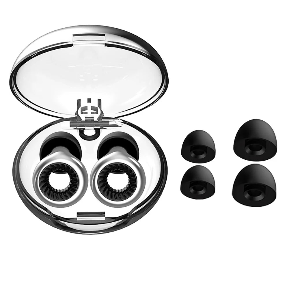1 Pair Silicone Earplug Swimming Professional Waterproof Earplug With Exquisite Box Set Noise Reduction Earplugs For Sleeping