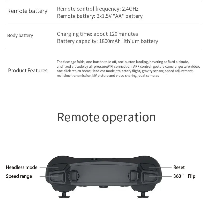 KBDFA E88 Pro 2023 WiFi FPV Drone – Foldable Quadcopter with 4K HD Camera & Altitude Hold