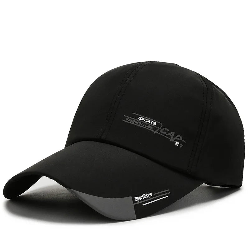 Unisex Adjustable Nylon Baseball Cap – Casual Snapback Sports Hat for Men & Women