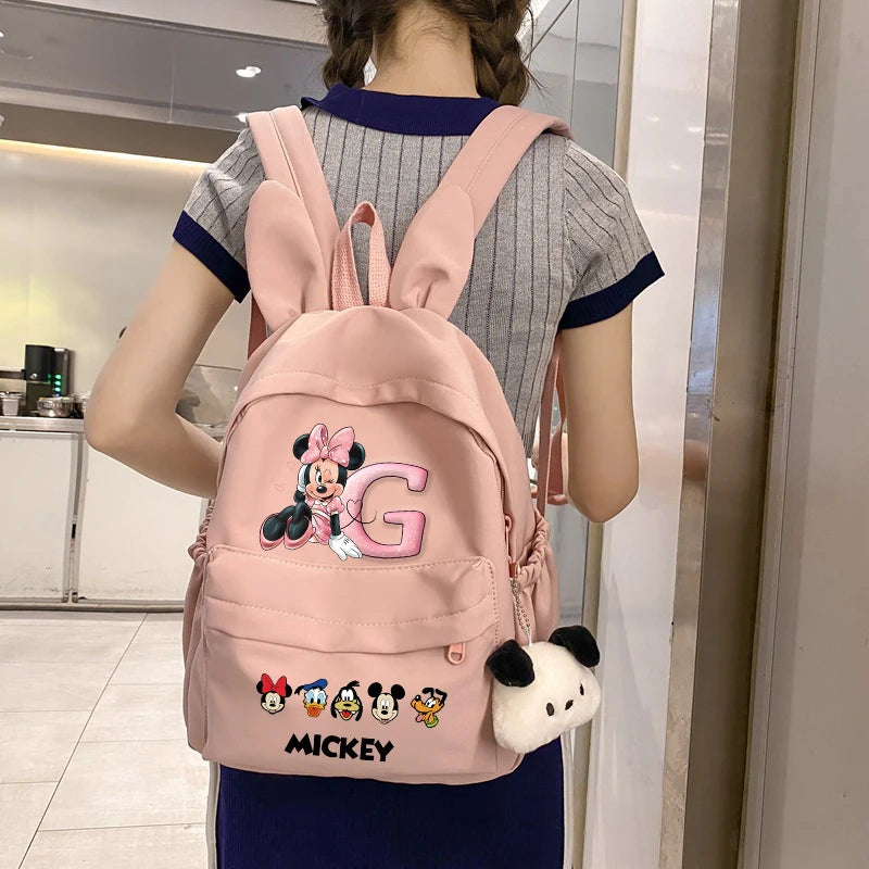 Disney Mickey & Minnie Mouse School Backpack – Adorable & Durable Bookbag for Kids, Teens & Students!