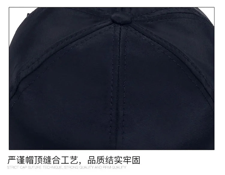 Unisex Adjustable Nylon Baseball Cap – Casual Snapback Sports Hat for Men & Women