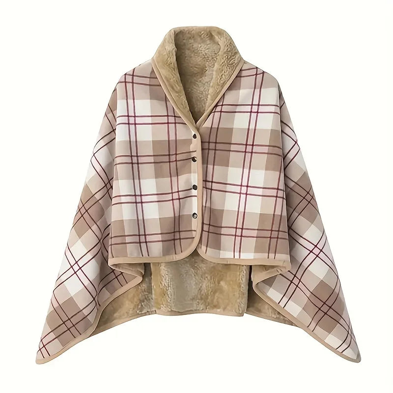 Cozy Wearable Flannel Blanket – Soft, Warm & Perfect for Home, Office & Travel Comfort!