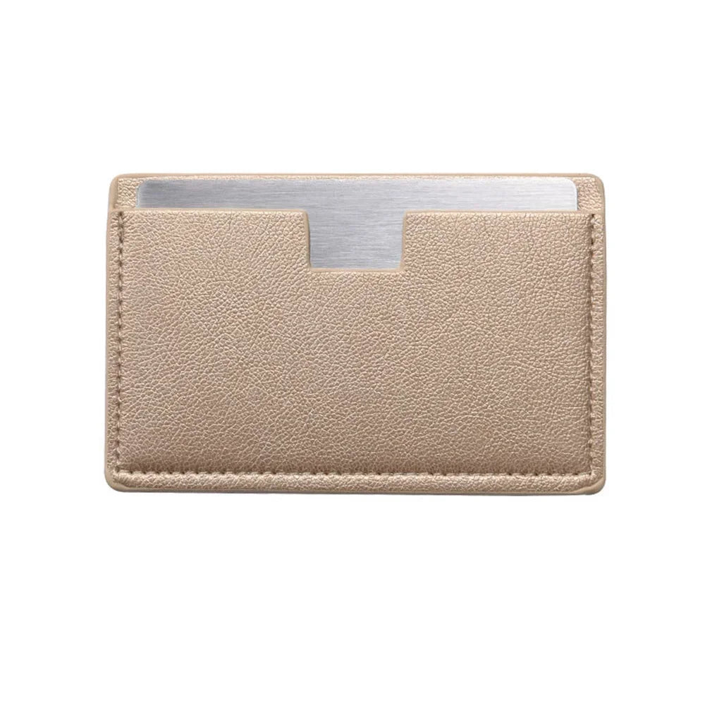 Stainless Steel Mini Card Mirror – Unbreakable, Shatterproof & Portable Pocket Makeup Mirror