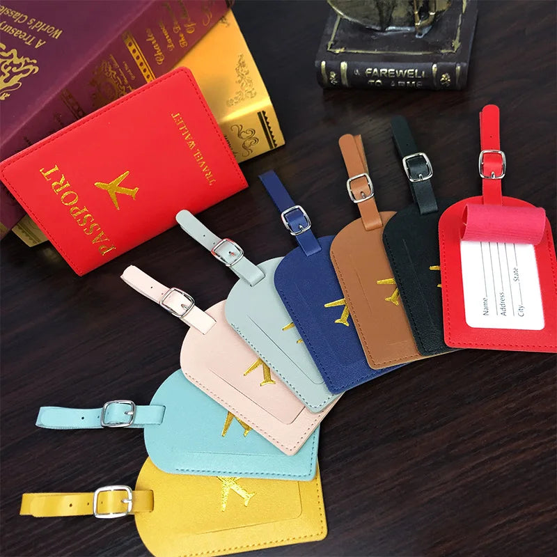1PCS PU Leather Passport Holder Case – New Women & Men Passport Cover, Wallet, Travel Bank Card Document Bag