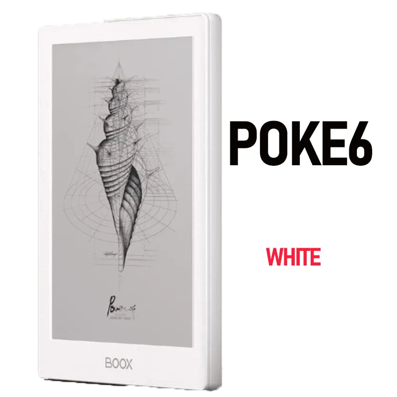 Boox Poke 6 & Poke 6S E-Readers – 6-Inch Portable E-Ink Screen Tablet for E-Books & Note-Taking