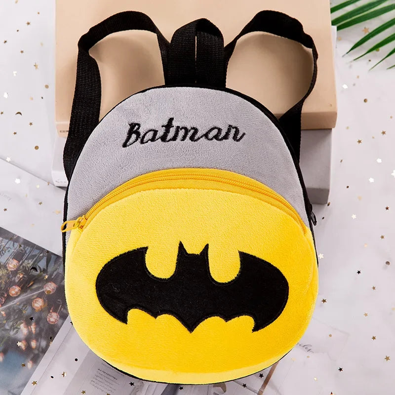 Disney Marvel Plush Backpack – Adorable & High-Capacity Cartoon Bag for Kids Featuring Mickey, Spiderman & More!