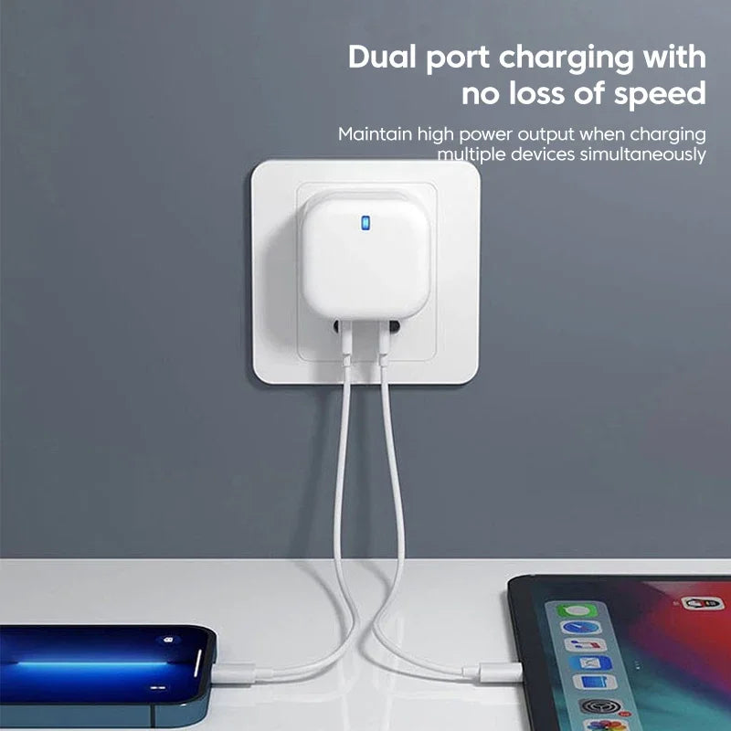⚡ PD 20W Fast Charger – Quick & Powerful Charging for iPhone, Samsung & More