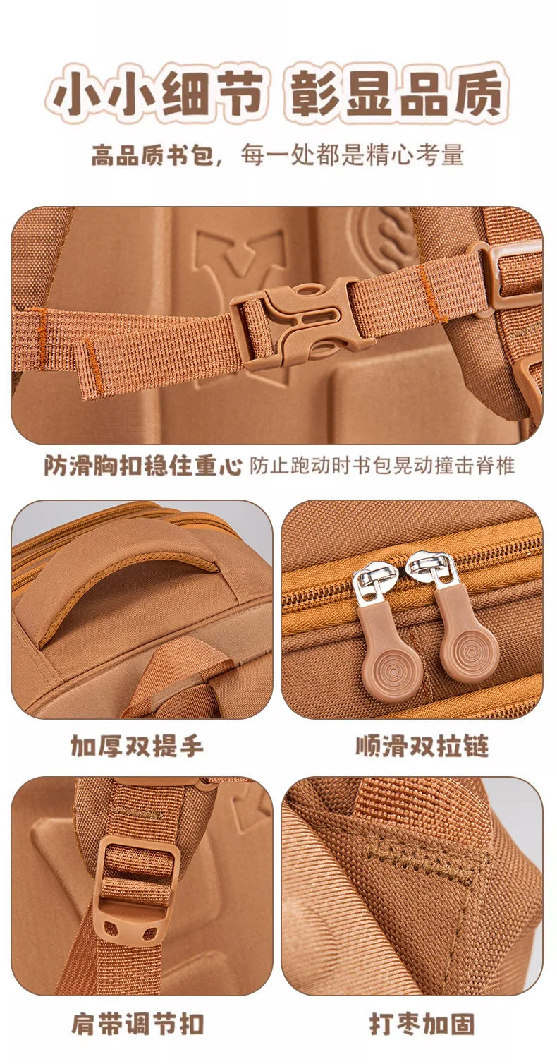 Large Waterproof Orthopedic School Backpack – Durable & Comfortable Book Bag for Boys & Kids!
