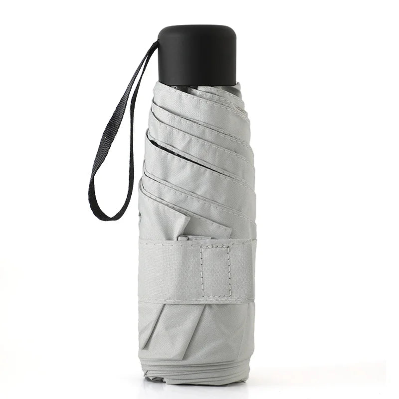 ☀️☔ Ultra-Light Mini Pocket Umbrella – Compact, Windproof & UV-Protective for Travel & Outdoor Use! 🌦️✨